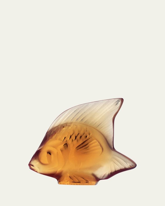 Amber Angelfish Figurine